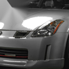 Nissan 350Z Real Carbon Fiber Front Hood Air Vent Port Trim (2006-2009)