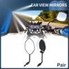 Motorcycle 1 Pair Dual Sport Motorcycle Rear View Mirrors