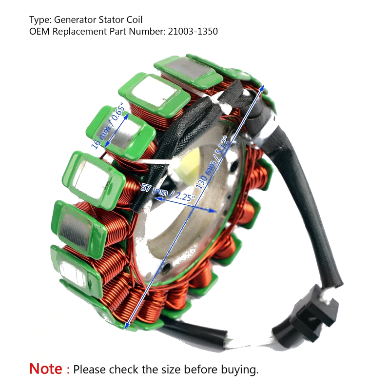 Kawasaki VN 1500 J R Vulcan Drifter Stator Alternator (1999-2000)