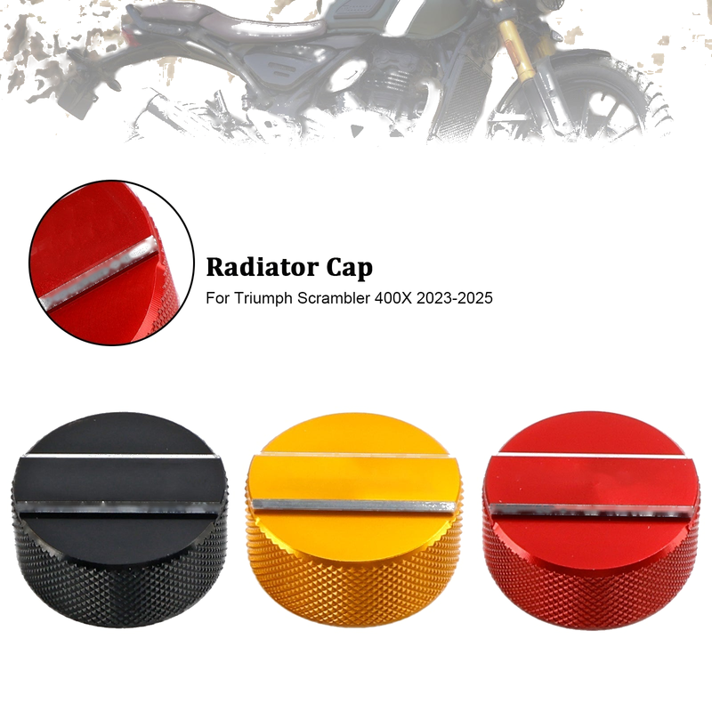 Scrambler 400X 2023 2024 2025 Radiator Cover coolant Cap Lid