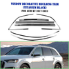 Audi Q7 10 x Titanium Black Window Strip Moulding Seals (2017-2024)