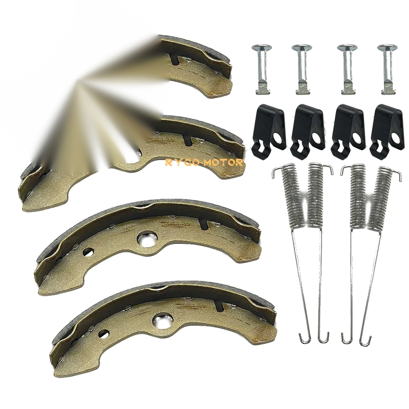 Yamaha Big Bear 350 Front Brake Shoes & Springs Pins (1989-1998)