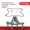 Honda FourTrax 300 Rancher 350 400 Foreman 450 4x4 Front Wheel Hub & Bolt