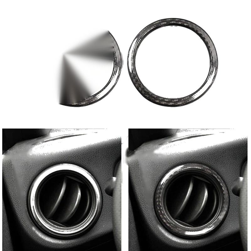 Carbon Fiber Side Air Outlet Vent Cover Trim Fits Toyota 86 Subar BRZ 2013-2018