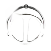 GY6 Jog50 Motorcycle - Silver Modified Fan Cover