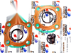 YAMAHA RD400 1mm O/S Piston Set & Gasket Kit (1974-1978)