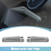 Motorcycle 2 x 8mm Aluminum Aolly Footrest Footpeg Silver Tone