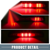 Ford F150 (1997-2003) Chrome Housing Red Lens High Mount Stop Light