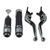 Kawasaki ZX636R Titanium Extendable Brake Clutch Levers & Handlebar Grips (2003-2006)