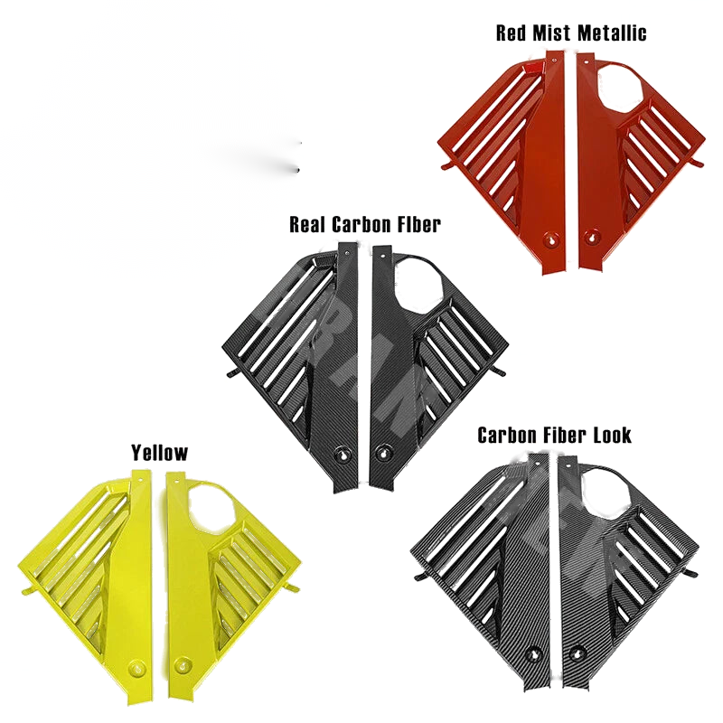 Corvette C8 (2020 - Present) Carbon Fiber Look 2 x ABS Engine Bay Panel Covers