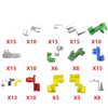 Auto Door Lock Rod Clip Retainer Assortment 160 x Mixed Plastic Fasteners