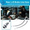Nissan Patrol GQ 4.2L TD42 TB42S Brake Line Hose Rear LH+RH (1988-1999)