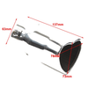 Car Stainless Steel Heart Shaped Exhaust Tail Muffler Tip