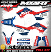 Honda CRF 250 (2017-2020) - FIERCE STYLE Stickers Full Custom Decal Kit