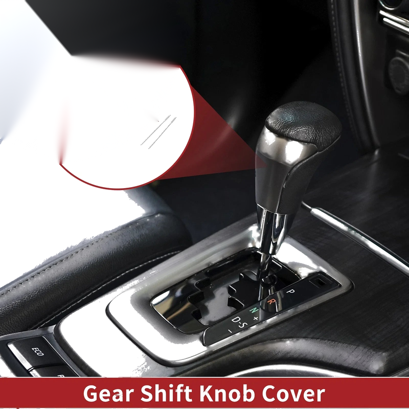 Honda HR-V 2023-2024 Black Carbon Fiber Red Car Gear Shift Knob Cover