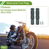 Honda Grom MSX125 13-20 Front Aluminum Gray Foot Pegs