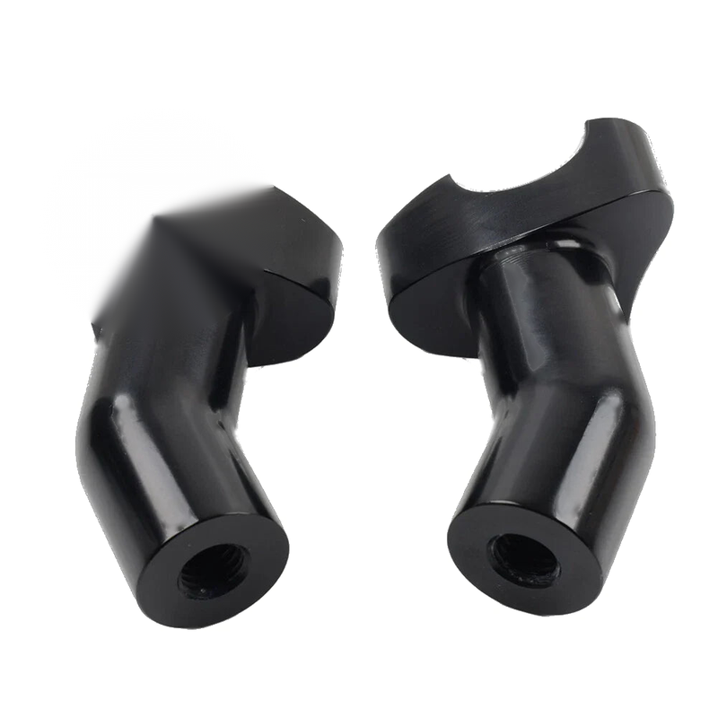 Harley Dyna Softail Road King 3.5" Pullback Handlebar Risers Black