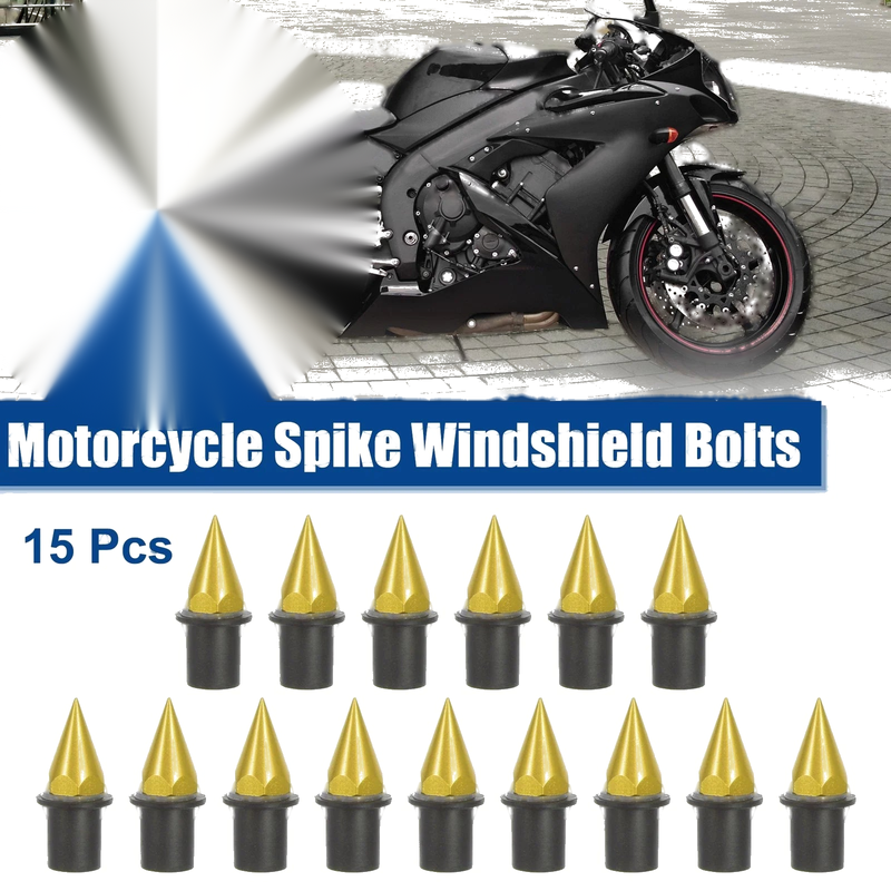 Motorcycle M5 Screws / Pack of 15 / Motorcycle Fairing Bolts Screws Nuts