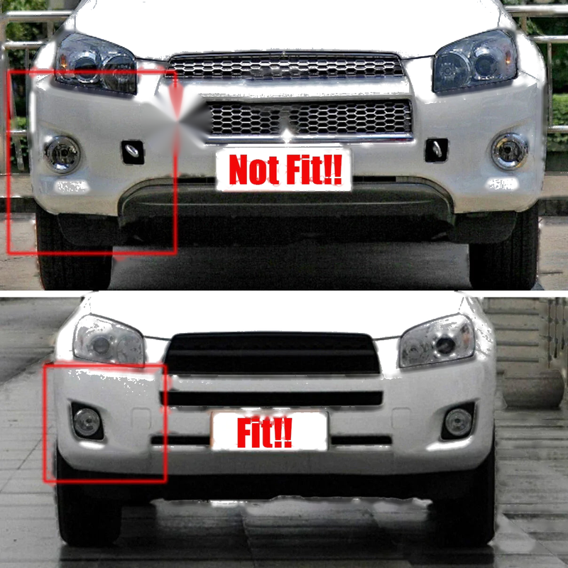 Toyota RAV4 Pair Front Bumper Tow Hook Hole Eye Cover Cap (2009–2012)