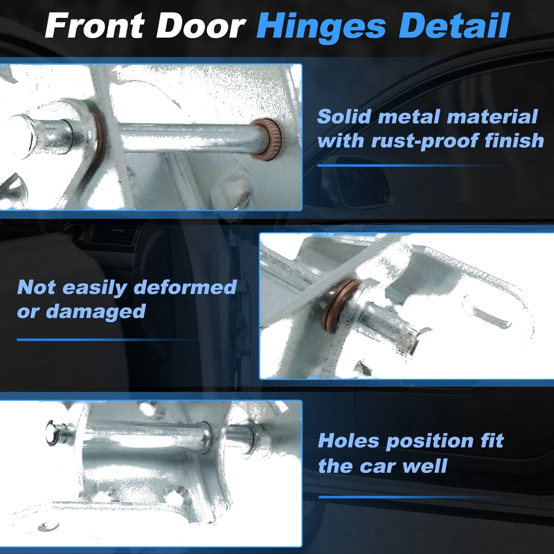 Chevy Blazer S10 Front Left Upper Lower Door Hinge Kit (1995-2005)