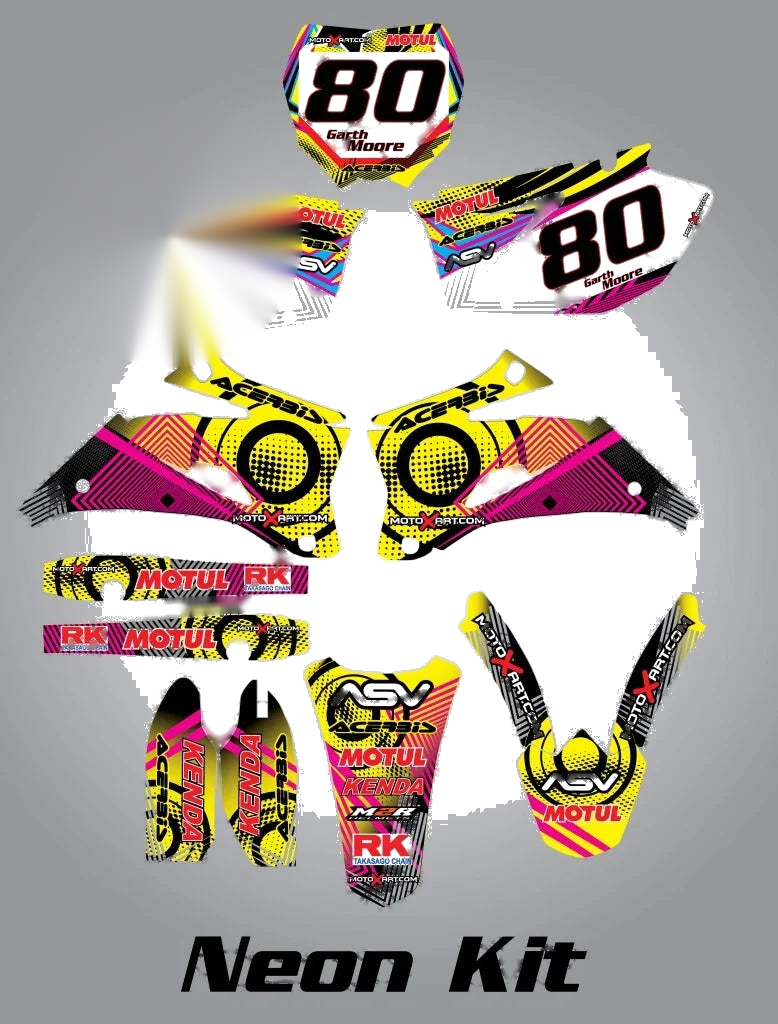 TM 85 Neon Style Custom Graphic Kit
