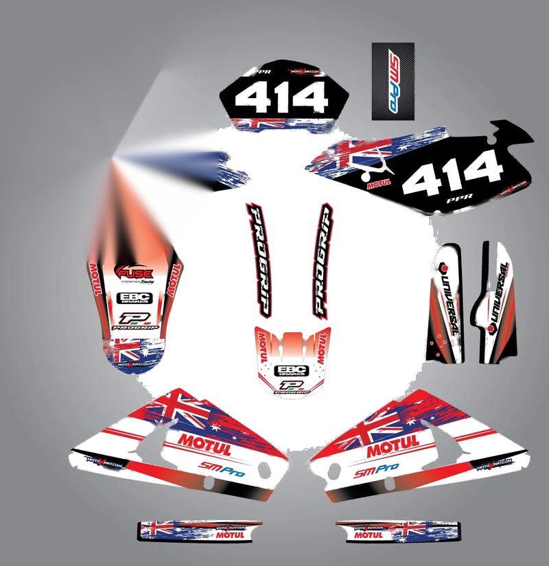 Husqvarna CR 125 Custom Graphic Kit - AUSSIE PRIDE (2000-2004)
