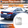 BMW 530i 540i (2001-2003) Cashmere Silver Rear Bumper Tow Hook Cover