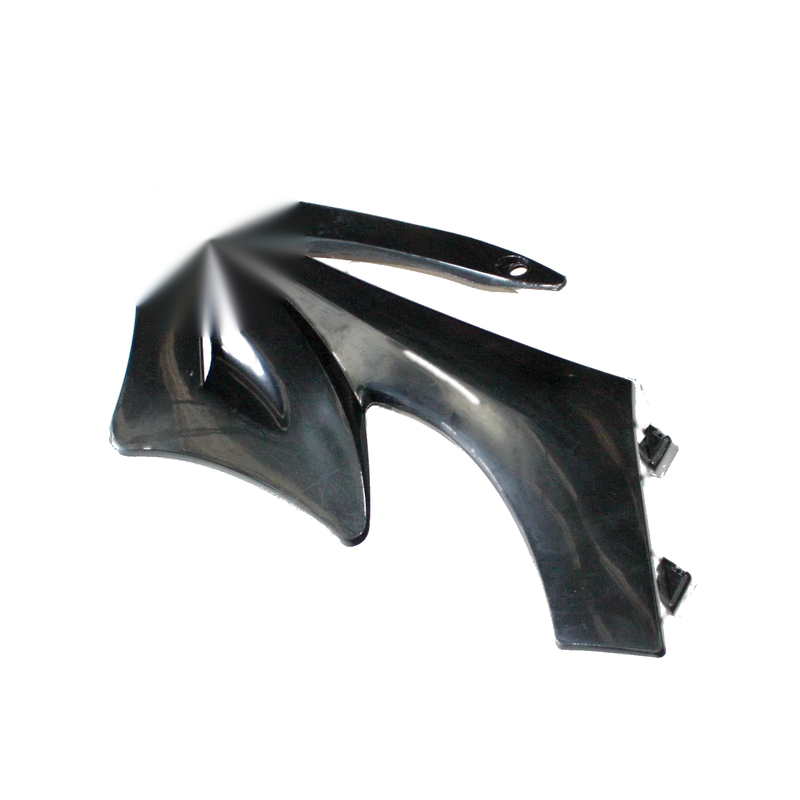 Apollo Orion Pit Dirt Bike BLACK Plastic Front Left Side Tank Guard Fender