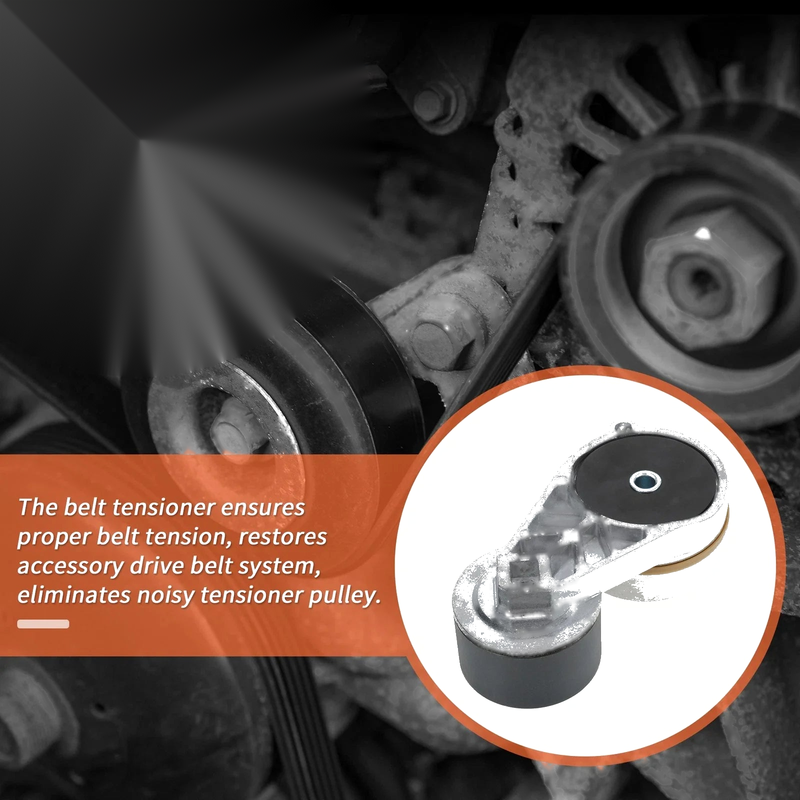 Volvo D13 Drive Belt Tensioner & Pulley Assembly (2017-2021)