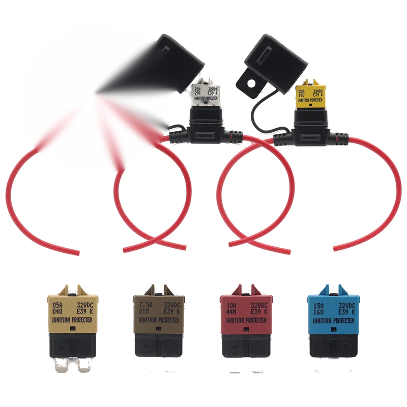Universal Car Truck Fuses Blade Circuit Breaker with Holder