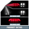 Ford F-150 (2015-2023) Black Housing Smoked Lens High Mount Stop Light