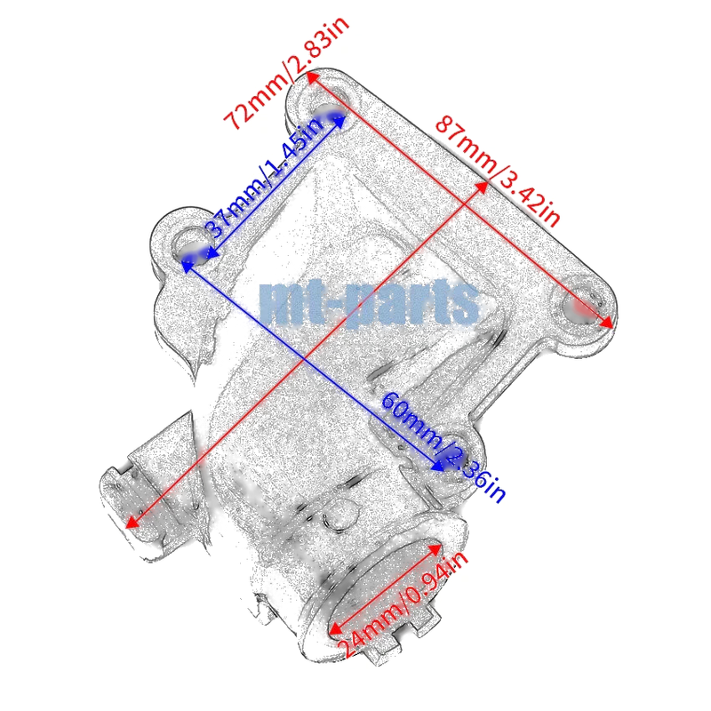 Yamaha BA50 Gear Intake Manifold Boot (1994-1996)