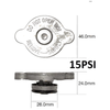 Radiator Cap 15psi 100kPa Small Japanese Bayonet Metal Type