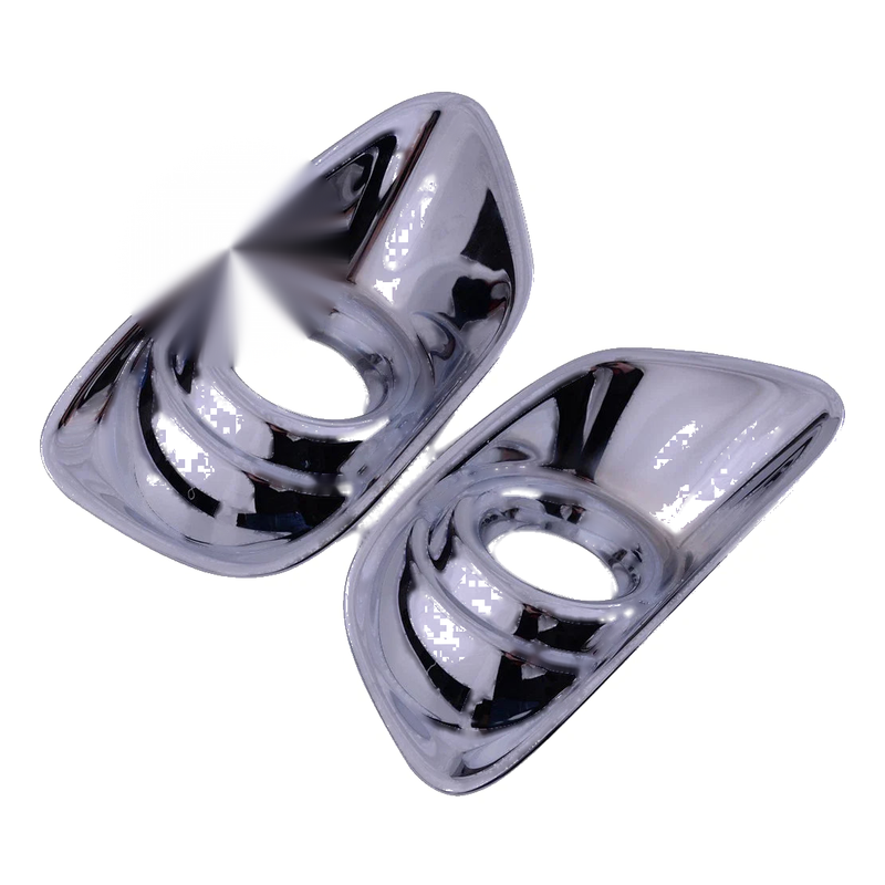 Jeep Compass 2 x Front Rear Chrome Fog Light Covers (2011-2014)
