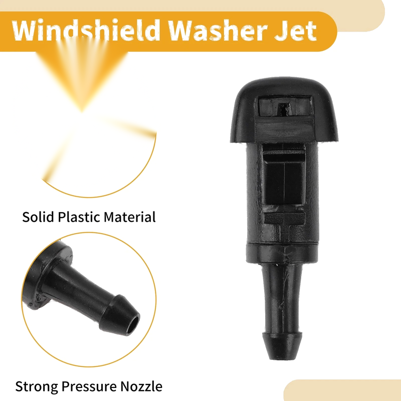 Dodge Durango (2013-2022) Black Windshield Washer Nozzle Gasket 2 x