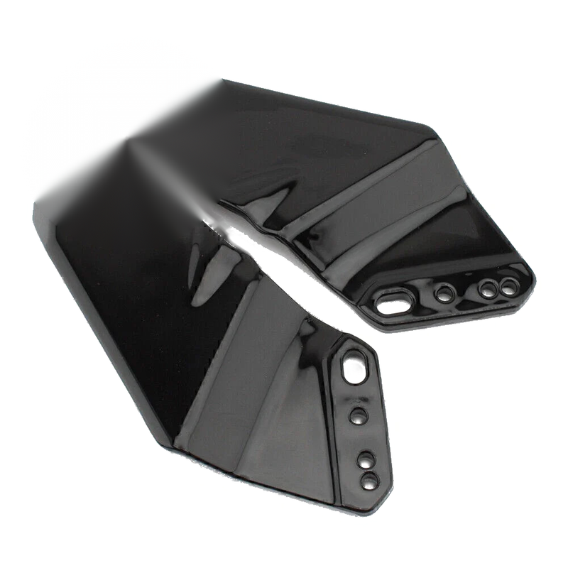 Honda, Kawasaki, Suzuki Wing Spoiler Kit  Vivid Black