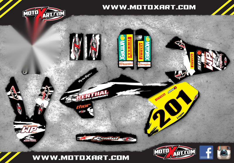 KTM 65 Full Sticker Kit - Safari Style (2016)