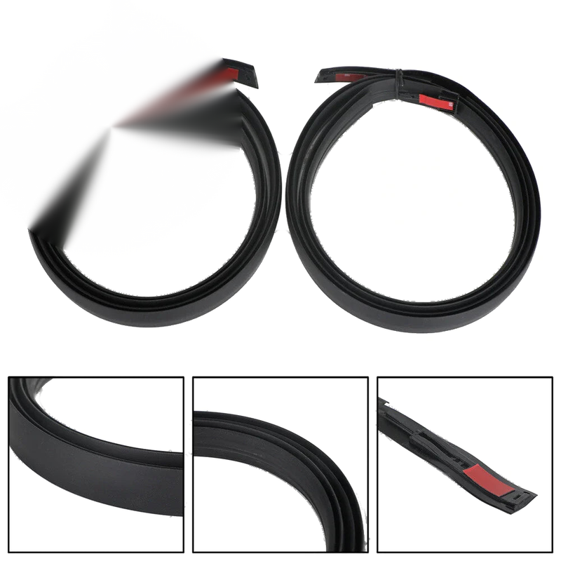 Toyota Hilux AU Dual Cab Roof Moulding Rubber Strip Set (2005-2015)