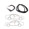 Toyota Crown S50 RS50 MS50 MS55 1967-1971 Front Door Weatherstrip x2
