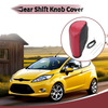 Ford Fiesta 2009-2012 Red Faux Leather Car Gear Shift Knob Cover