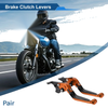 Yamaha TMAX560 Orange Adjustable Short Long Brake Clutch Levers (2020–2023)