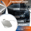 Mercedes S W222 (2014-2020) Silver Tone Front Car Bumper Tow Hook Cover