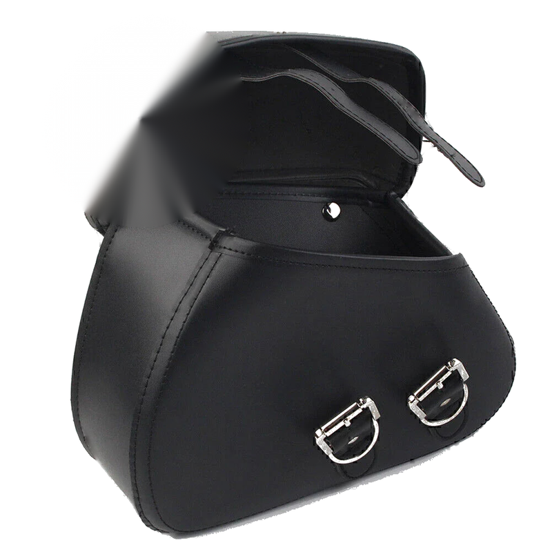 Harley Sportster Dyna Motorcycle PU Leather Saddle Bags