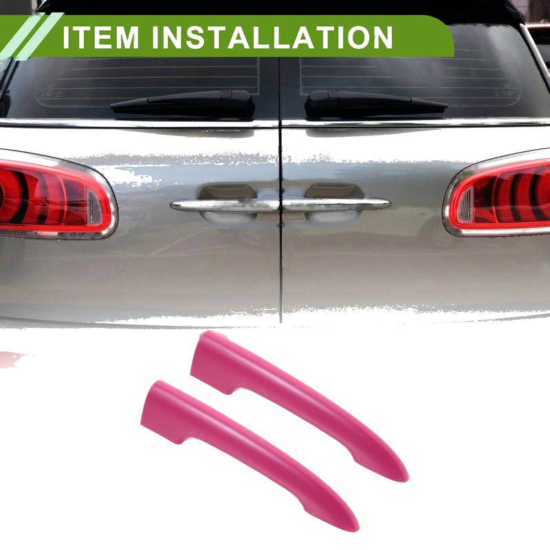 BMW Mini R55 Clubman (2006 - 2014) Pink Tailgate Handle Cover