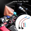 DC 32V Mini Fuse Tap Adapter w/ 8 10A+15A Blade Fuses