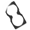 Jeep Cherokee Black Rear Water Cup Holder Trim (2014-2022)