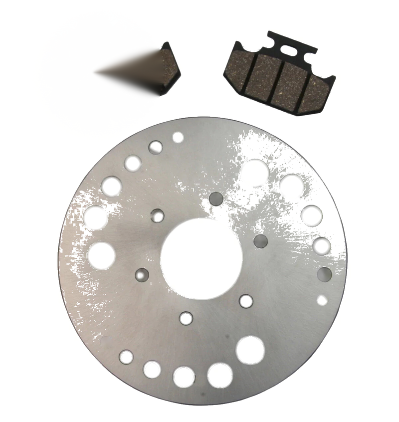 Yamaha Rhino 660 & Rhino 450 Rear Disc Brake Rotor & Semi-Metallic Pads