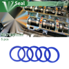 Oil Seal Rotary Shaft Seal TPU 60x70x10mm High Pressure Blue 5 Pcs