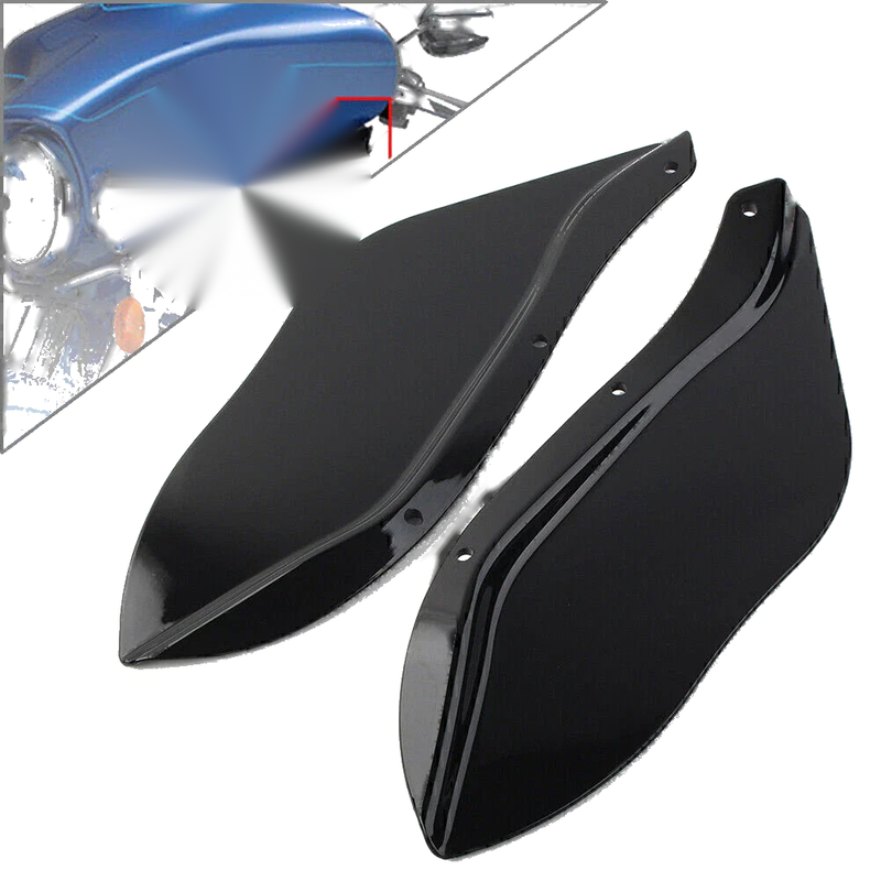 Harley Street Electra Glide Pair Side Fairing Windshield Air Deflector (96-13)