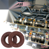 Oil Seal 22x42x10mm Rotary Shaft Seal FKM Rubber Brown 2 x Pcs